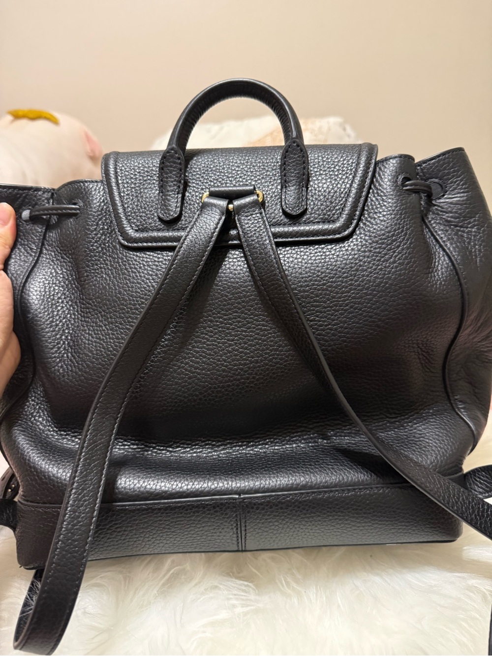 Classic Black Leather Women’s Backpack - Versatile Everyday Carry